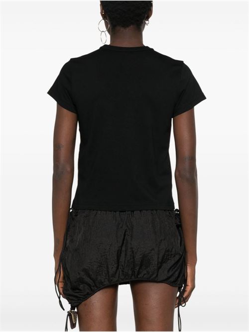 T-shirt in cotone con logo ALEXANDER WANG | 4CC3241521001